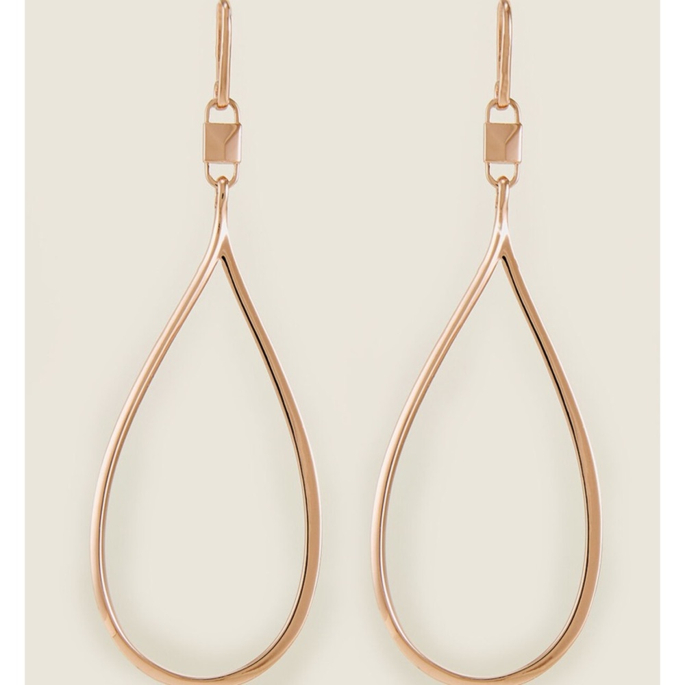 NWT Michael Kors Rose Gold Tear Drop Earrings